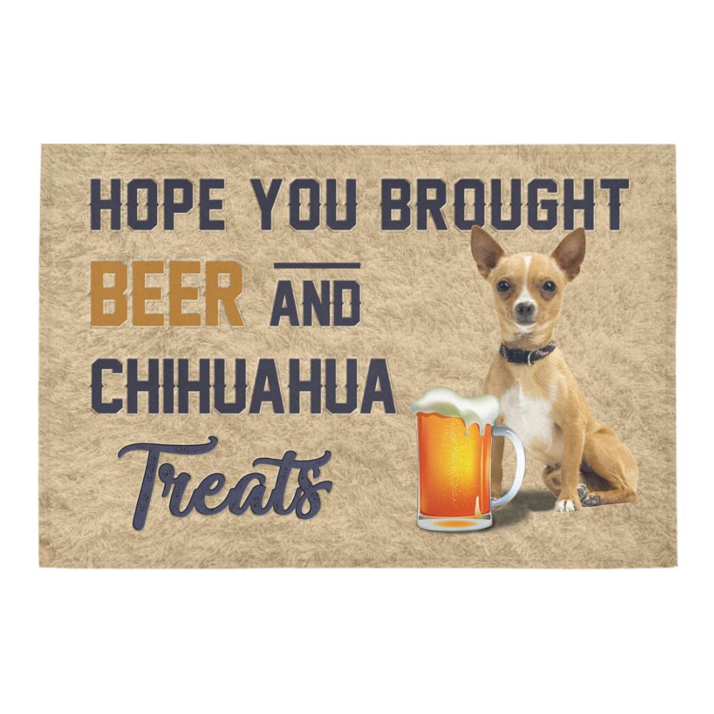 Chihuahua Beer Doormat