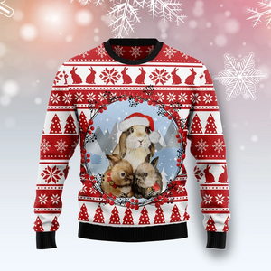 Christmas Bunny Ugly Christmas Sweater 