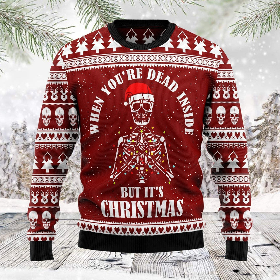 Christmas Skull Ugly Christmas Sweater 