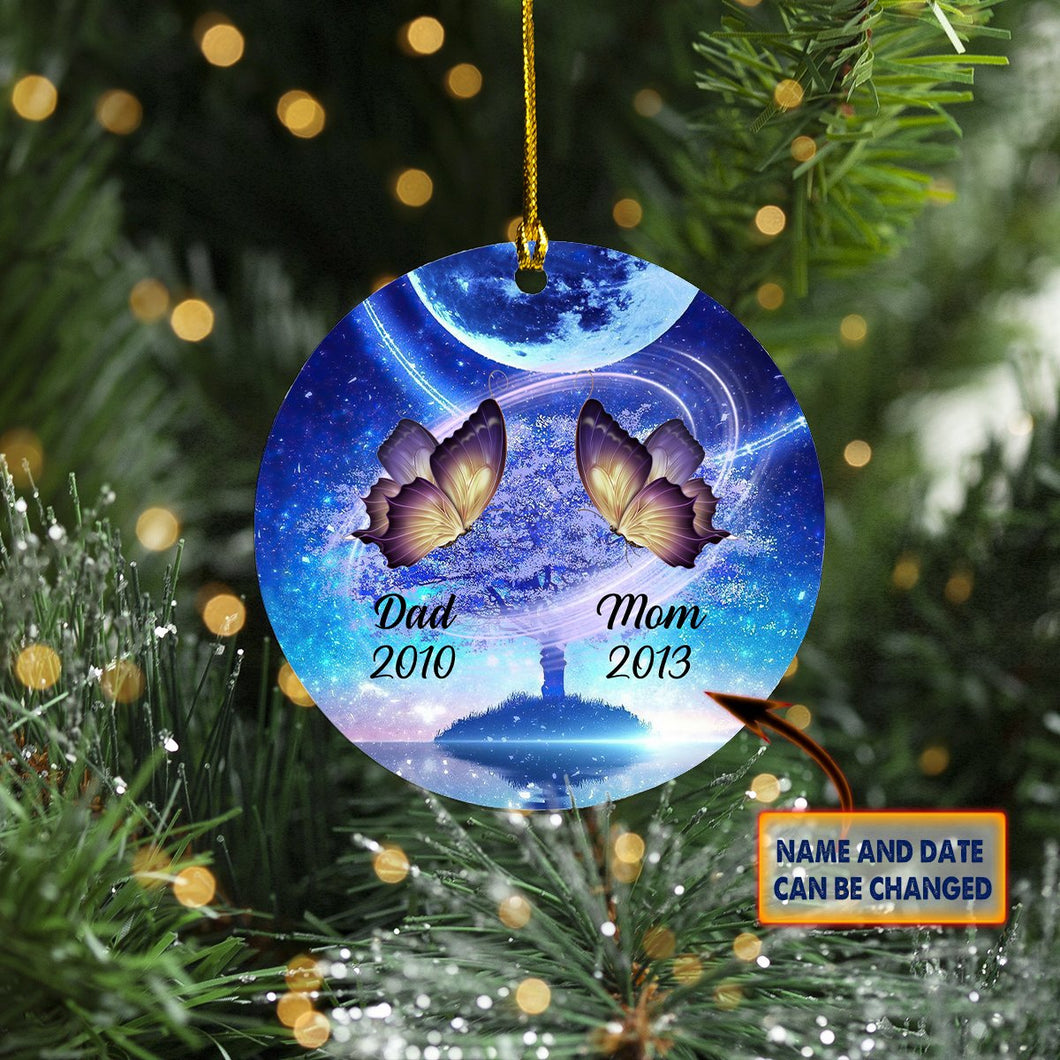 Custom Ornament - I miss Dad & Mom - NMD Car Ornament
