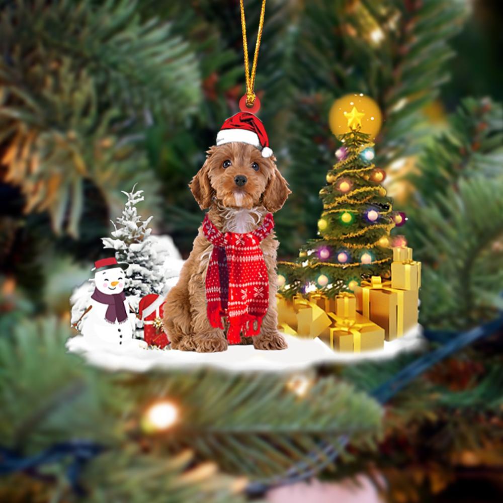 Cockapoo Christmas Ornament Christmas Tree Hanging Acrylic Ornament Gift