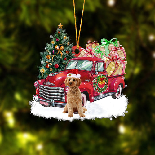 Godmerch- Ornament- Cockapoo Christmas Hanging Ornament Dog Ornament, Car Ornament, Christmas Ornament