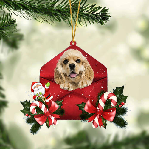 Cocker Spaniel Christmas Letter Ornament Dog Christmas Decoration