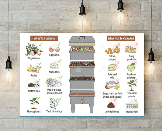 Compost Ver 6 Canvas And Poster, Wall Decor Visual Art