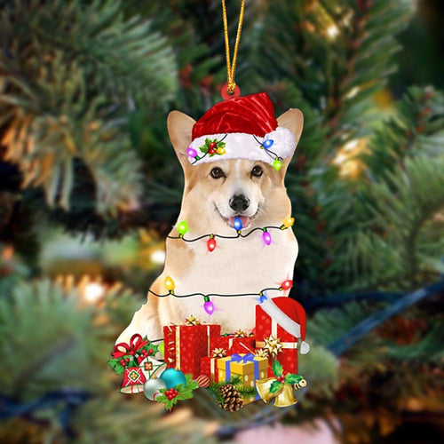 Corgi-Dog Be Christmas Tree Hanging Ornament