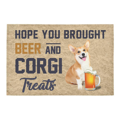 Corgi Beer Doormat