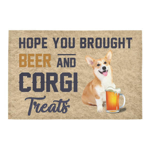 Corgi Beer Doormat