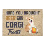 Corgi Beer Doormat