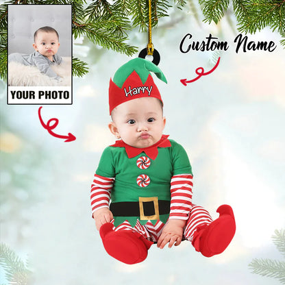 Face Merry Christmas Ornament CTH01