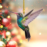 Blue Humming Bird Car Ornament