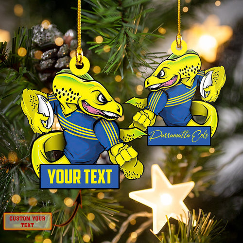 Custom Name Parramatta Eels Car Ornament