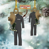Custom Name Grey Gardener Custume Car Ornament