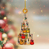 Guitar Christmas - Shaped Ornament 09 - CV98