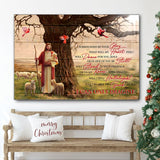 Jesus and sheeps surrounded by your glory what will my heart feel - Matte Canvas (1.25")