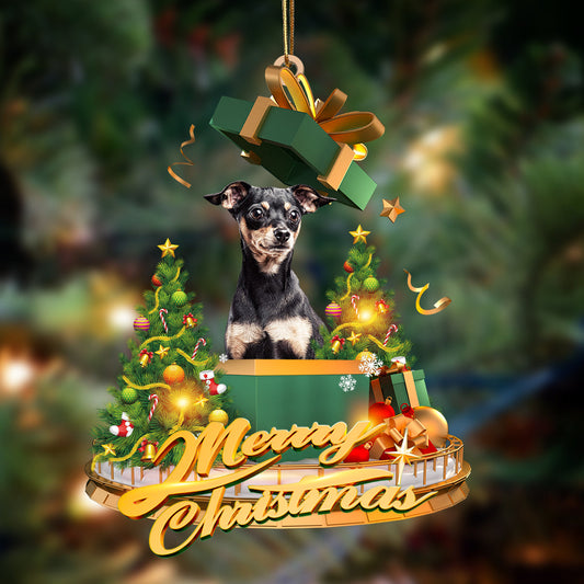 Godmerch- Ornament- Doberman 2-Christmas Gifts&dogs Hanging Ornament, Happy Christmas Ornament, Car Ornament