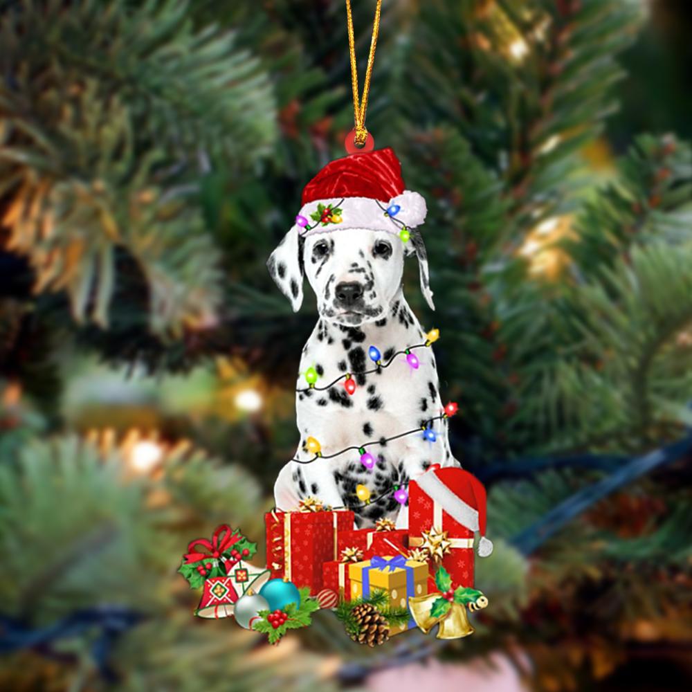 Godmerch- Ornament- Dalmatian-Dog Be Christmas Tree Hanging Ornament, Happy Christmas Ornament, Car Ornament