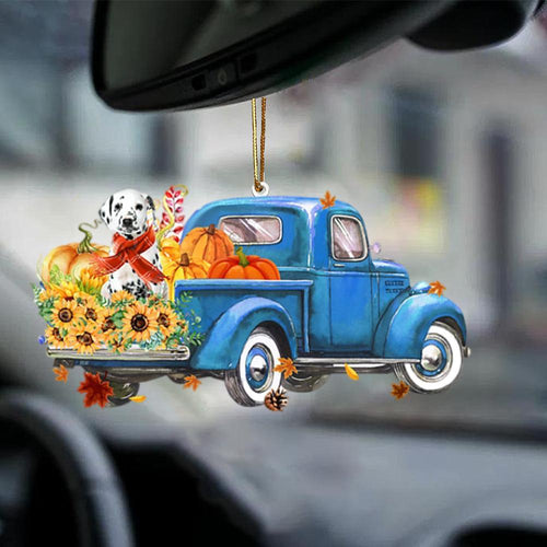 Dalmatian-Little Pumpkin-Two Sided Ornament