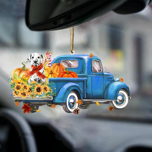 Dalmatian-Little Pumpkin-Two Sided Ornament