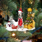 Godmerch- Ornament- Dalmatian Christmas Ornament Dog Ornament, Car Ornament, Christmas Ornament