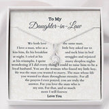 Daughter-In-Law Necklace, To My Daughter-In-Law Necklace for You Love The Man Who is My Son, Necklace for Daughter-In-Law, Alluring Beauty Necklace - TGV