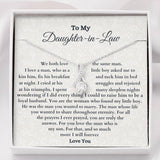 Daughter-In-Law Necklace, To My Daughter-In-Law Necklace for You Love The Man Who is My Son, Necklace for Daughter-In-Law, Alluring Beauty Necklace - TGV