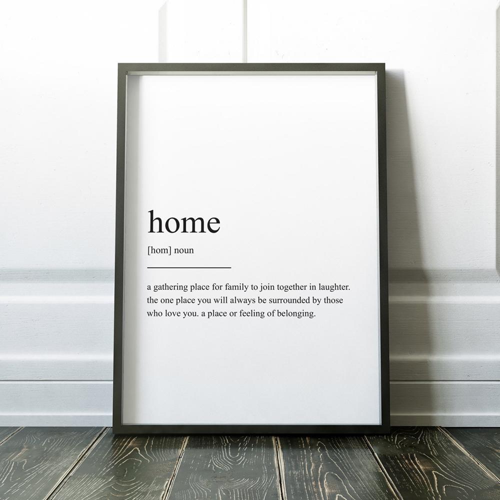 Family Panda Home definition Canvas Wall Art