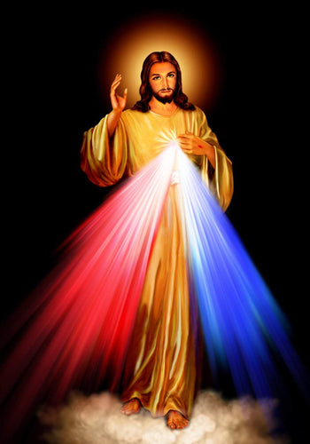 Divine Mercy Jesus Canvas And Poster, Wall Decor Visual Art, Gift Father's Day