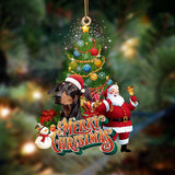 Godmerch- Ornament- Doberman-Christmas Tree&Dog Hanging Ornament, Happy Christmas Ornament, Car Ornament