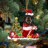 Godmerch- Ornament- Dobermann Gift Bag Merry Christmas Ornament Dog Ornament, Car Ornament, Christmas Ornament
