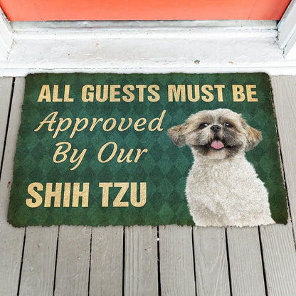 3D Must Be Approved By Our Shih Tzu Custom Doormat