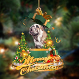 Ornament- English Bulldog-Christmas Gifts&dogs Hanging Ornament, Happy Christmas Ornament, Car Ornament