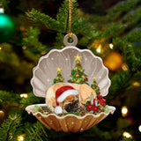 Ornament- English Mastiff3-Sleeping Pearl in Christmas Two Sided Ornament, Christmas Ornament, Car Ornament