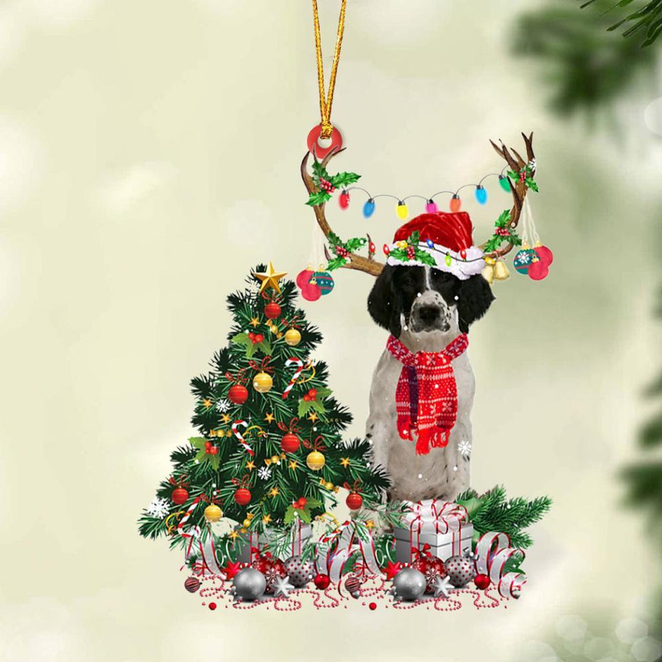 English Springer Spaniel 2-Christmas Tree Gift Hanging Ornament