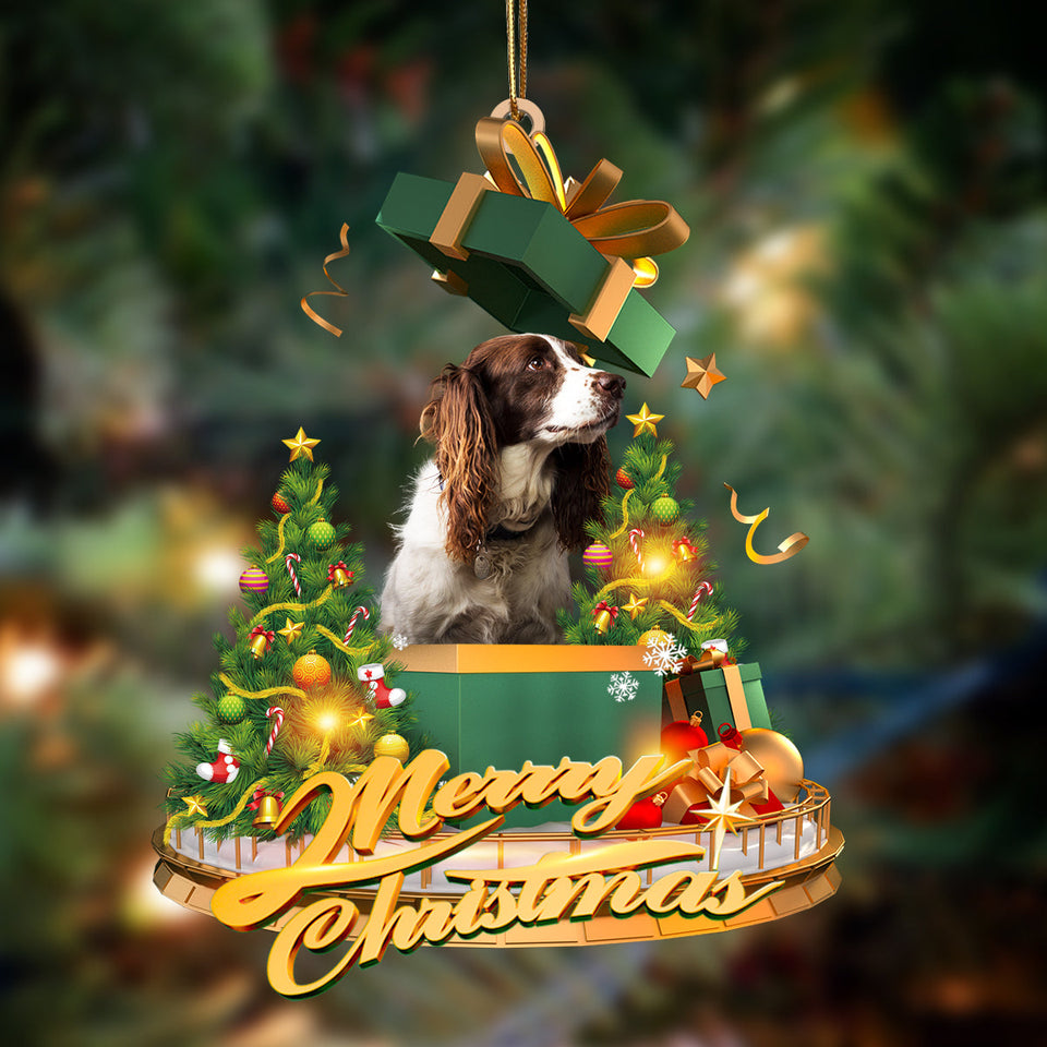 Ornament- English Springer Spaniel-Christmas Gifts&dogs Hanging Ornament, Christmas Ornament, Car Ornament