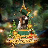 Ornament- English Springer Spaniel-Christmas Gifts&dogs Hanging Ornament, Christmas Ornament, Car Ornament