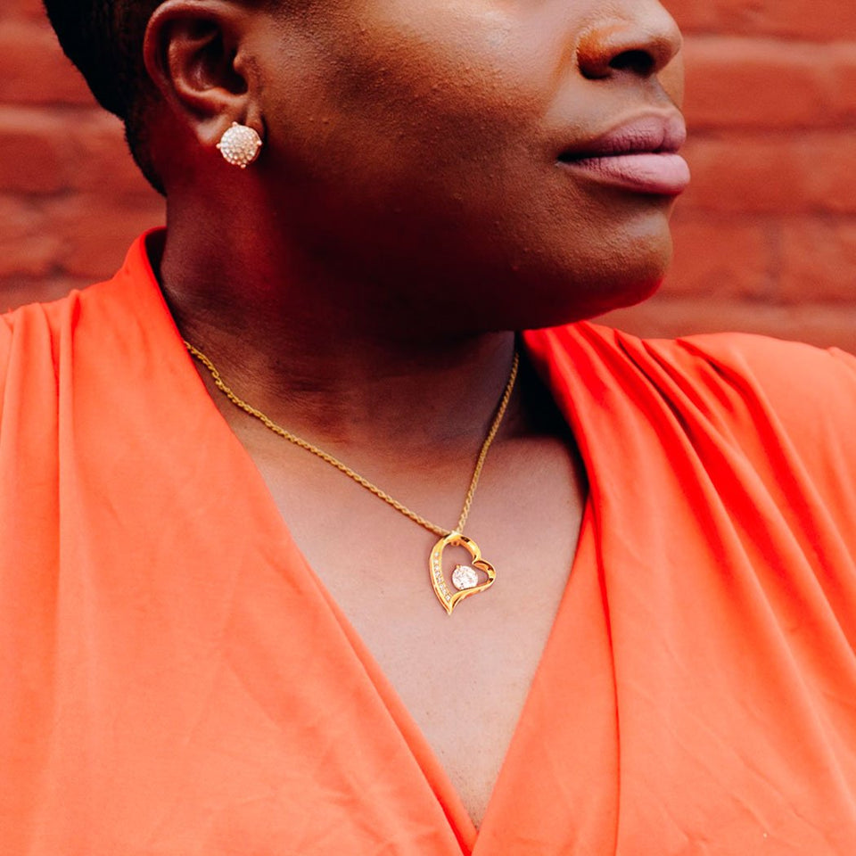 Forever Love Necklace - Self Love - Stand Tall - Forever Love Necklace Gift For Wife For Mom Gift For