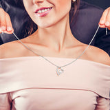 Forever Love Necklace - To My Soulmate - The One who Holds my Heart - Forever Love Necklace Gift For Wife