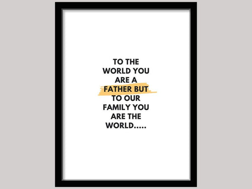 Father's Day Canvas And Poster, Canvas Wall Art, Wall Decor Visual Art, Gift Father's Day