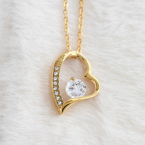 To My Smokin Hot Soulmate - Eternal Hope Necklace - Pink with Black Font