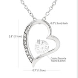 Forever Love Necklace - To My Girlfriend - Forever Love - You'll Always Be My Love Gift For Wife For Mom