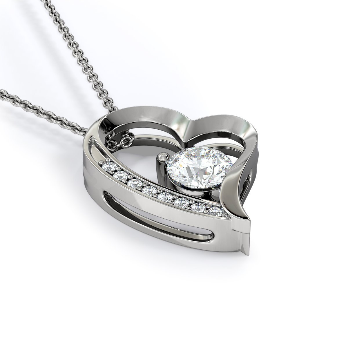 Namashops - Forever Love Necklace - To My Wife - Forever Love - Forever And Always, Gift For Wife, For Mom, Gift For Christmas, Birthday