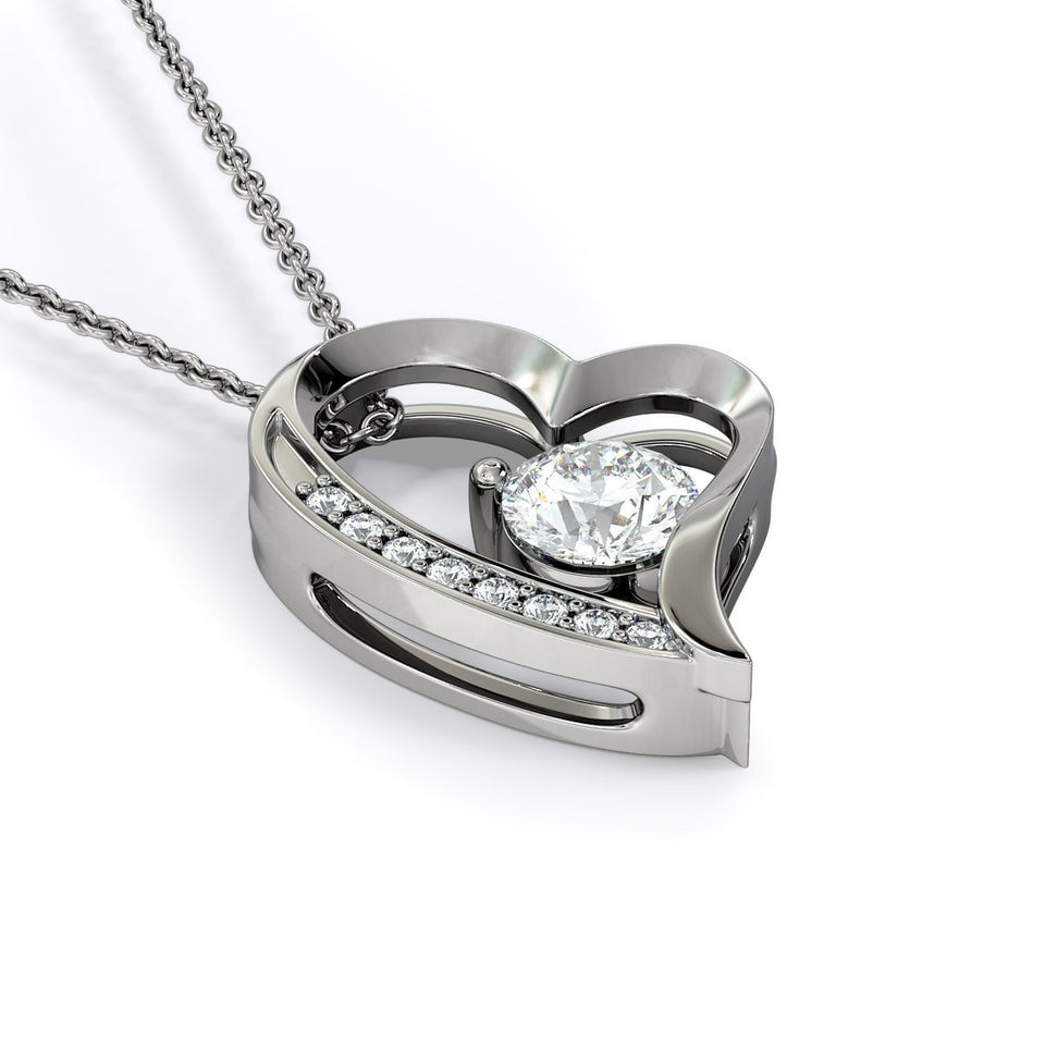 Namashops - Forever Love Necklace - To My Wife - Forever Love - Forever And Always, Gift For Wife, For Mom, Gift For Christmas, Birthday