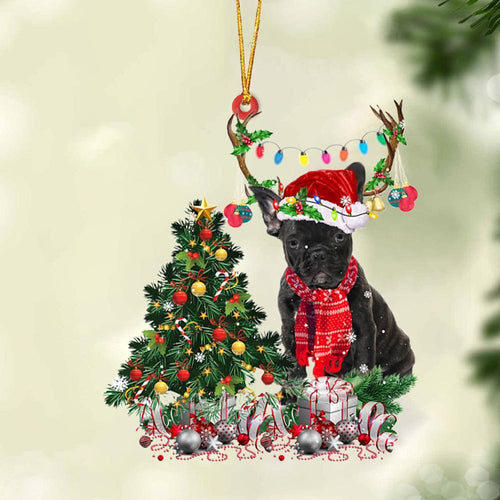 French Bulldog 1-Christmas Tree Gift Hanging Ornament