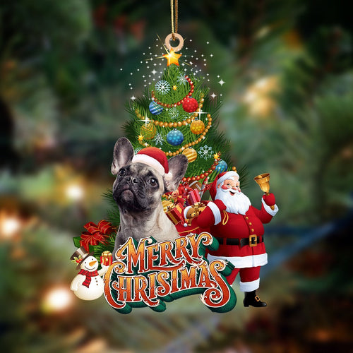 French Bulldog1-Christmas Tree&Dog Hanging Ornament