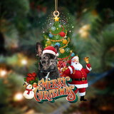 French Bulldog 18-Christmas Tree&Dog Hanging Ornament