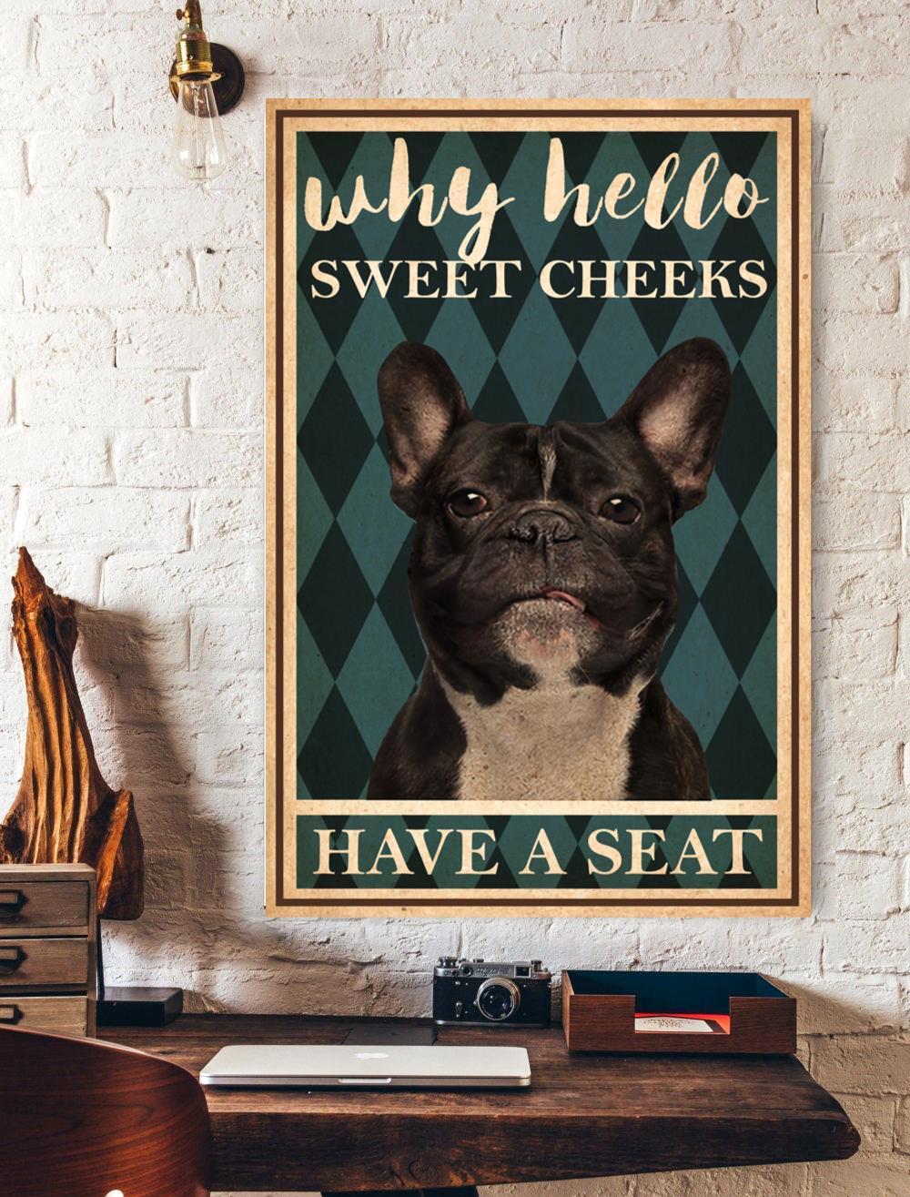 French Bulldog Canvas And Poster, Wall Decor Visual Art