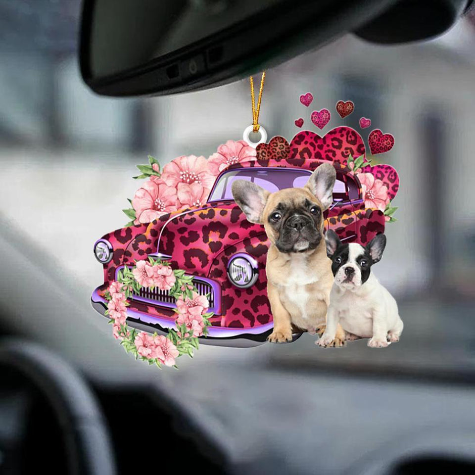 French Bulldog-Make My Life-Two Sided Ornament