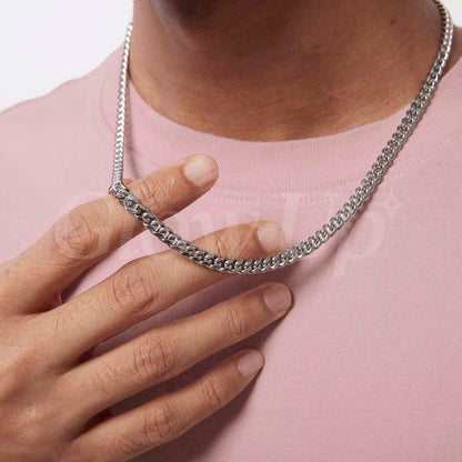 Pamaheart- To my Man - I found my missing piece - Cuban Link Chain, Gift For Man, Husband, Gift For Birthday, Christmas