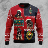 German Stepherd Vintage Ugly Christmas Sweater 