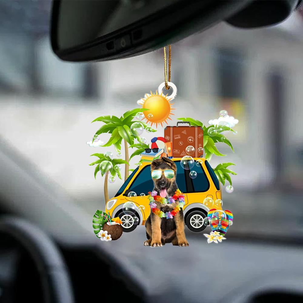 German Shepherd-Nice Summer-Two Sided Ornament
